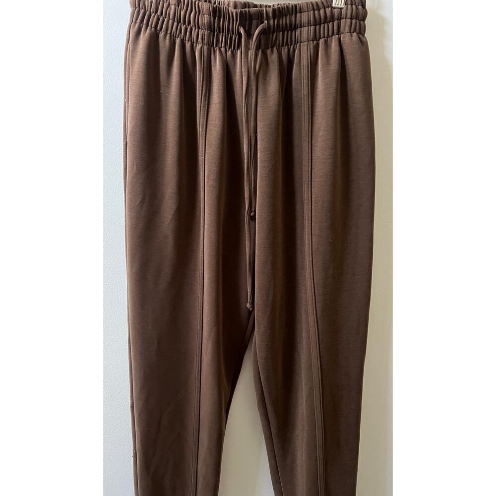 NUX yuki sleek fabric joggers women's size large - Picture 2 of 6